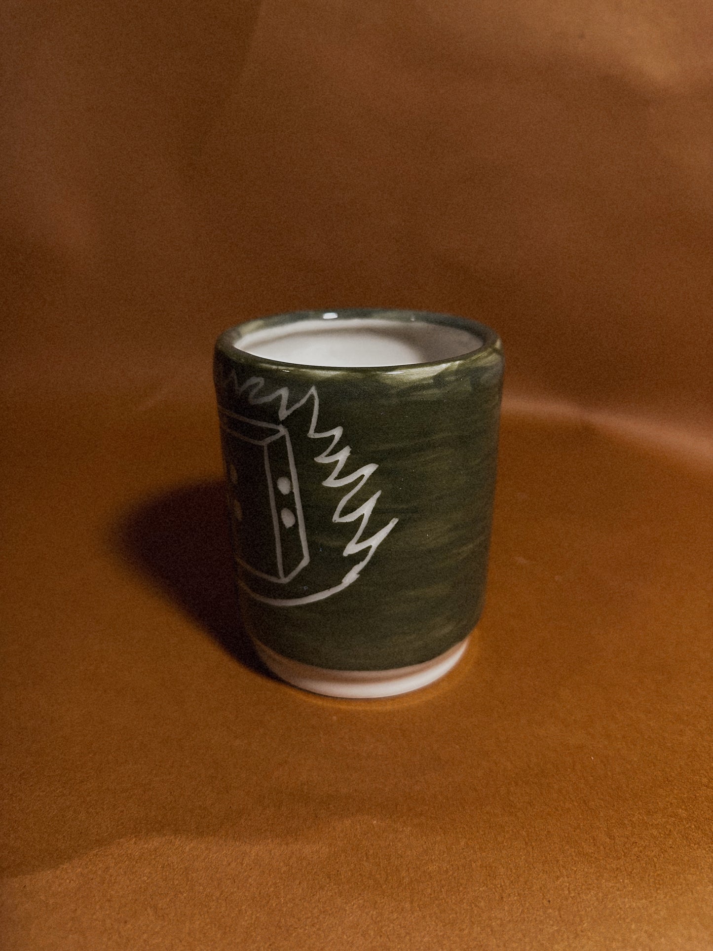 Sgraffito Dice Tumbler
