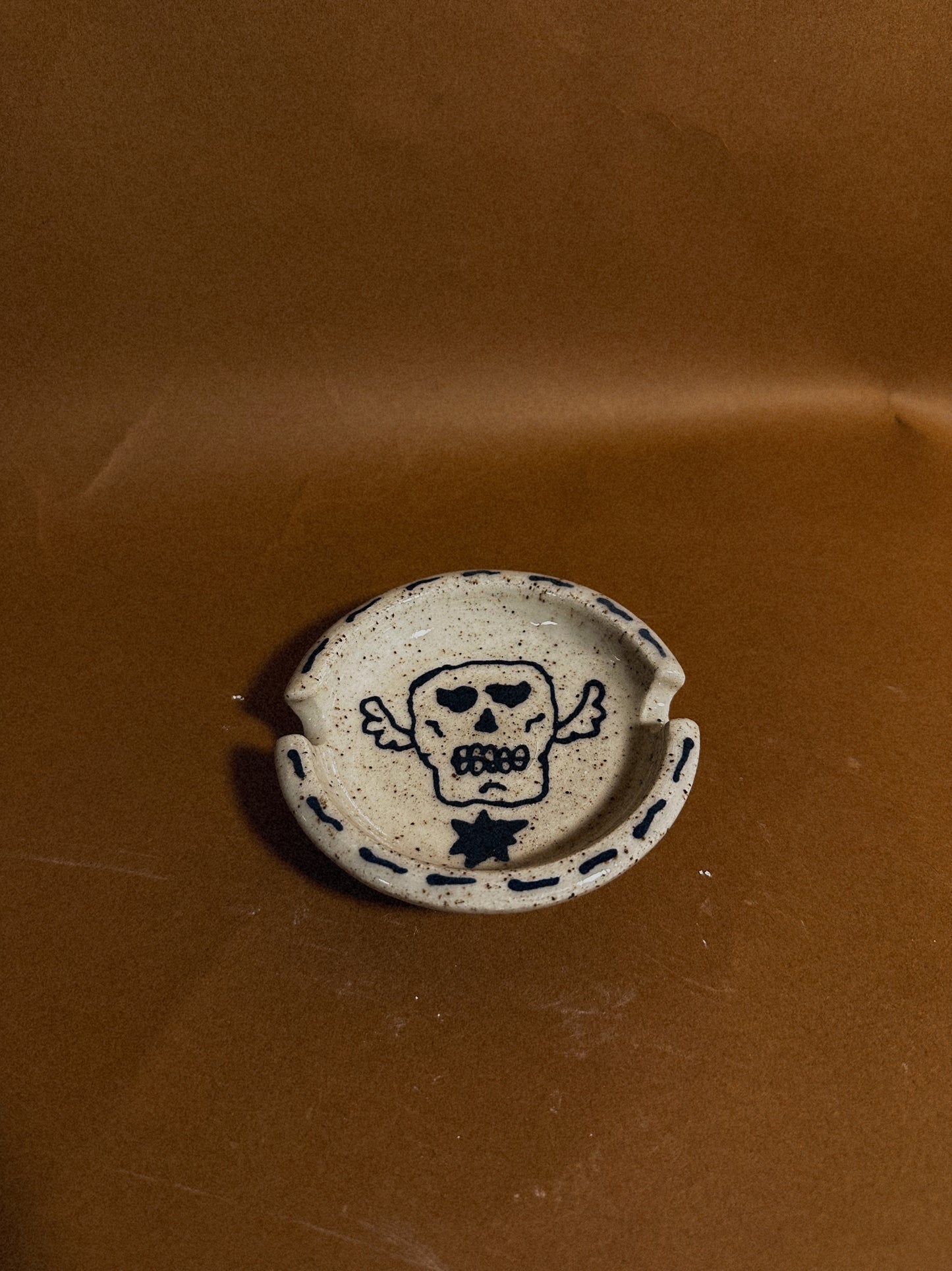 Flying Skull Ash Tray