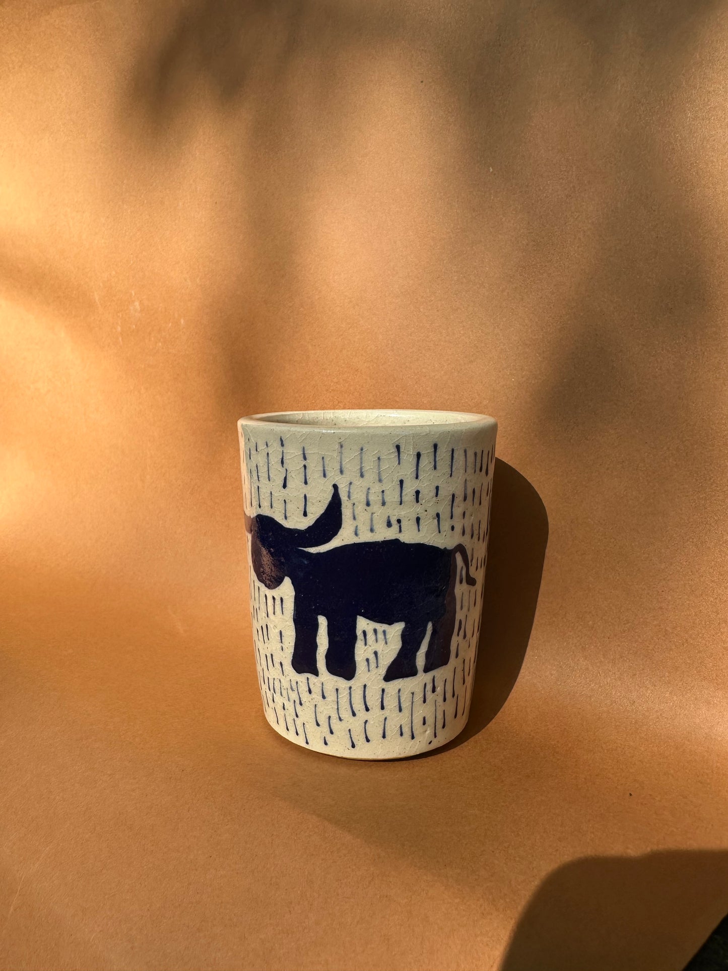 Bull in Rain Cup