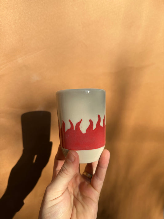 Flaming Hot Espresso Cup
