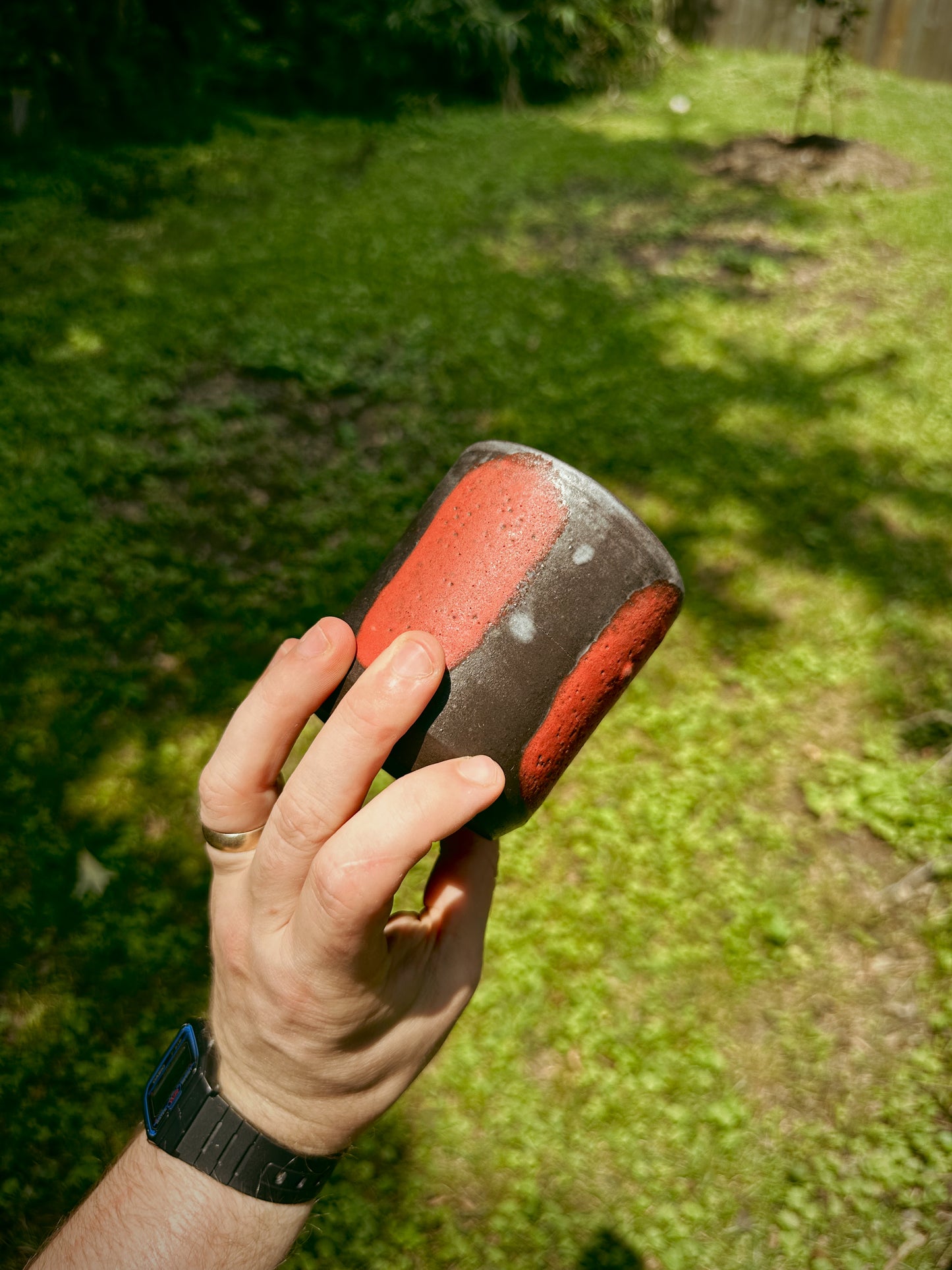 CRIMSON COFFEE TUMBLER