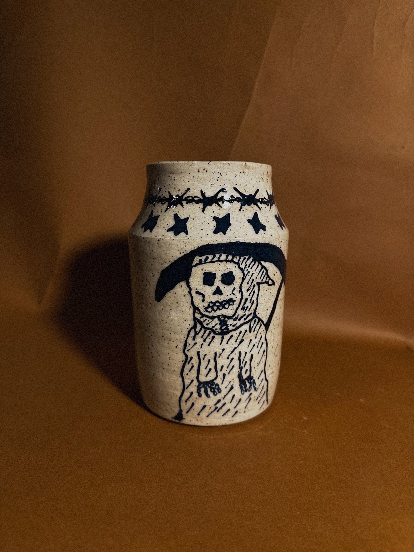 Tha Grim Reaper Vase