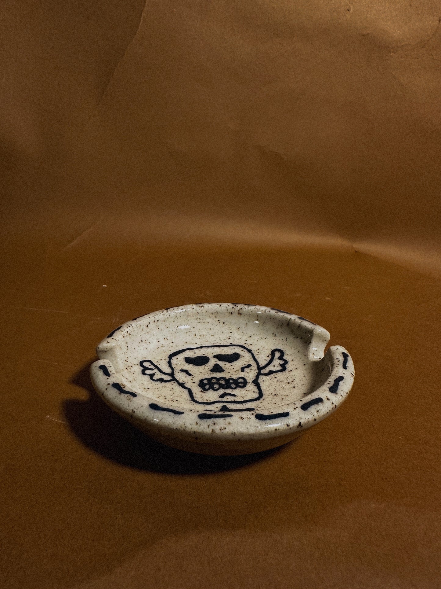 Flying Skull Ash Tray