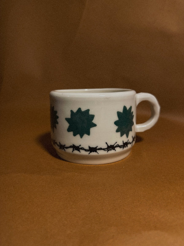 Barbed Wire and Blasts Mug