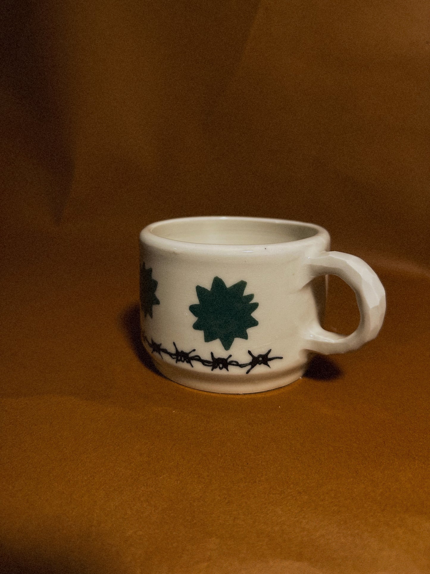 Barbed Wire and Blasts Mug