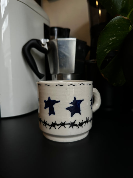 Barbed Wire Diner Mug