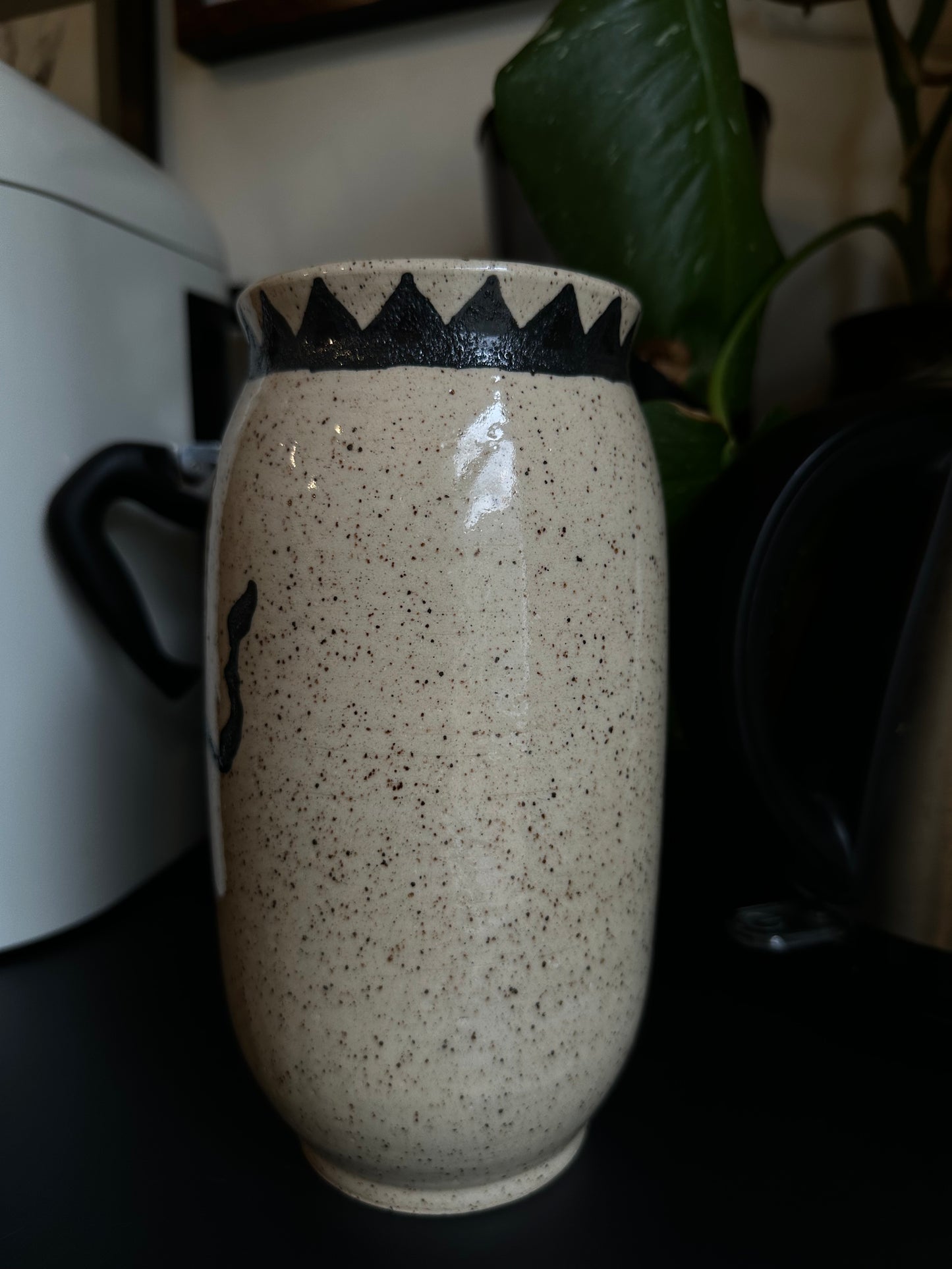 Tall Boar Flower Vase