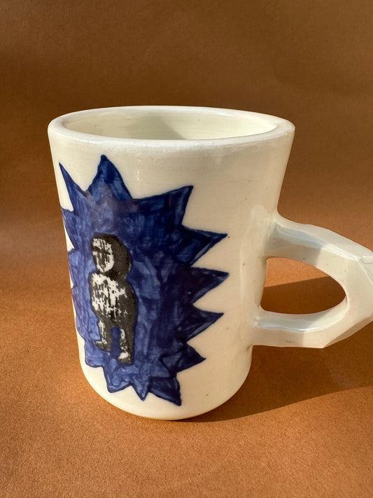 Lil Dude Coffee Mug Blue