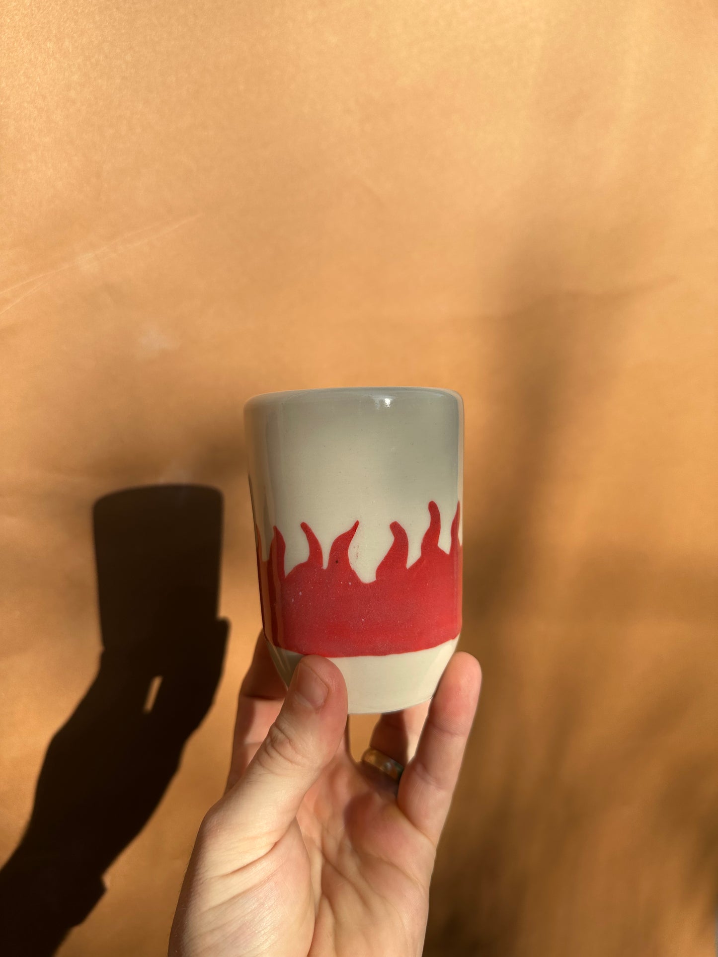 Flaming Hot Espresso Cup