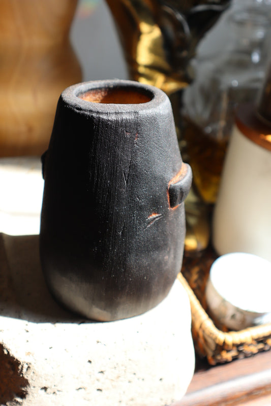 Charred Elm Bud Vase