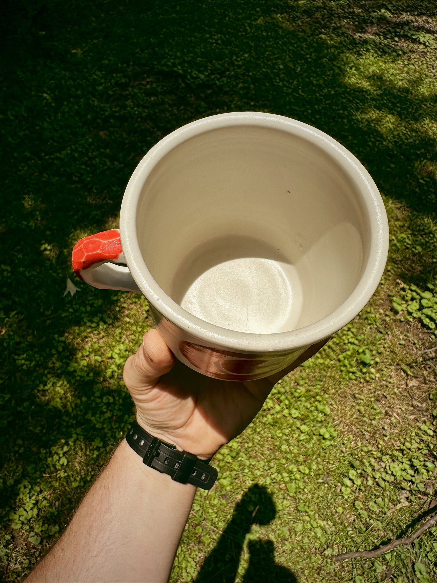 LARGE SPIRAL COFFEE MUG