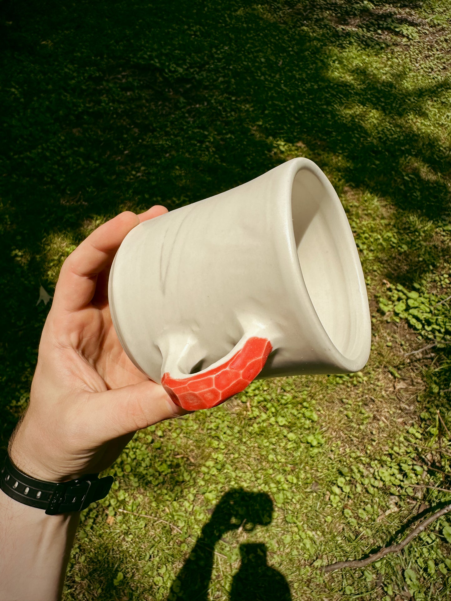 LARGE SPIRAL COFFEE MUG